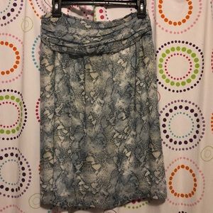 Snake skin skirt